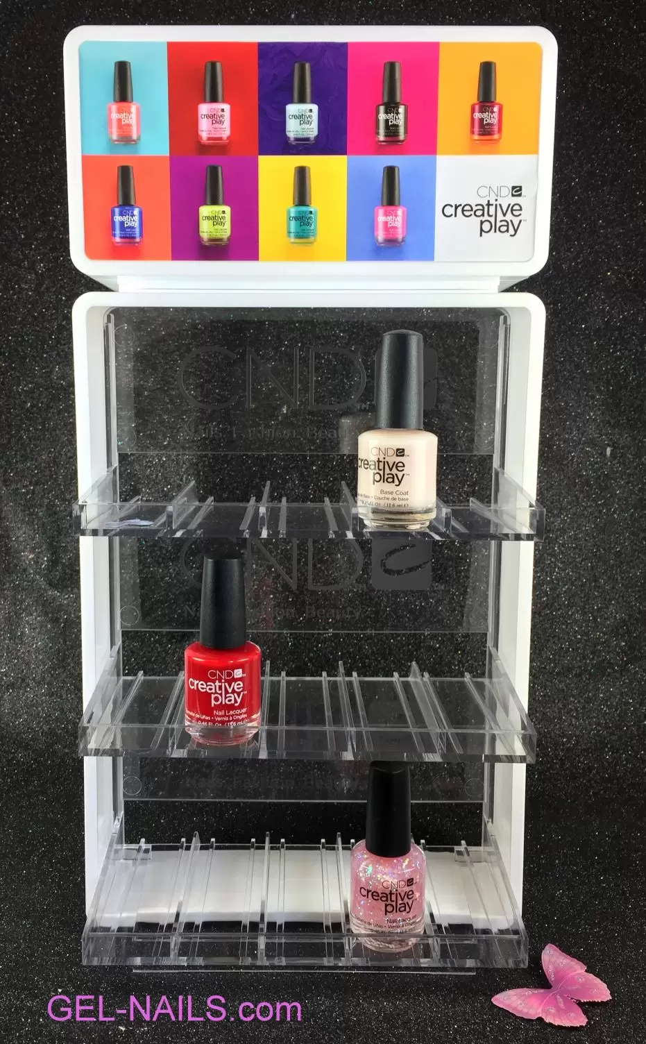 Nail Polish Stand Wall Mount Hold 60-65 Acrylic Rack Fit OPI BOTTLE AUSSIE  | eBay